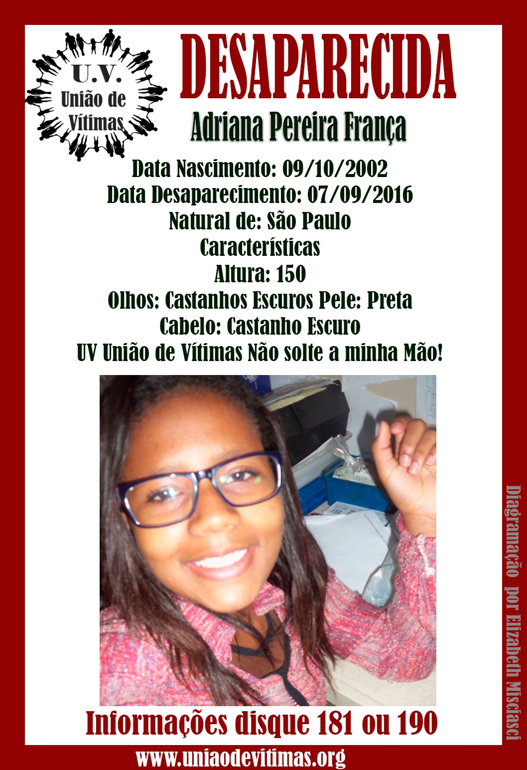 Adriana Pereira França e  Andrelina Lima Marques Desaparecidas